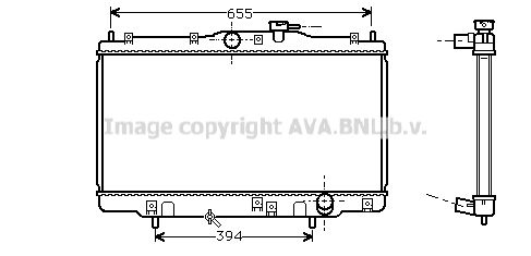 AVA QUALITY COOLING Радиатор, охлаждение двигателя HD2070